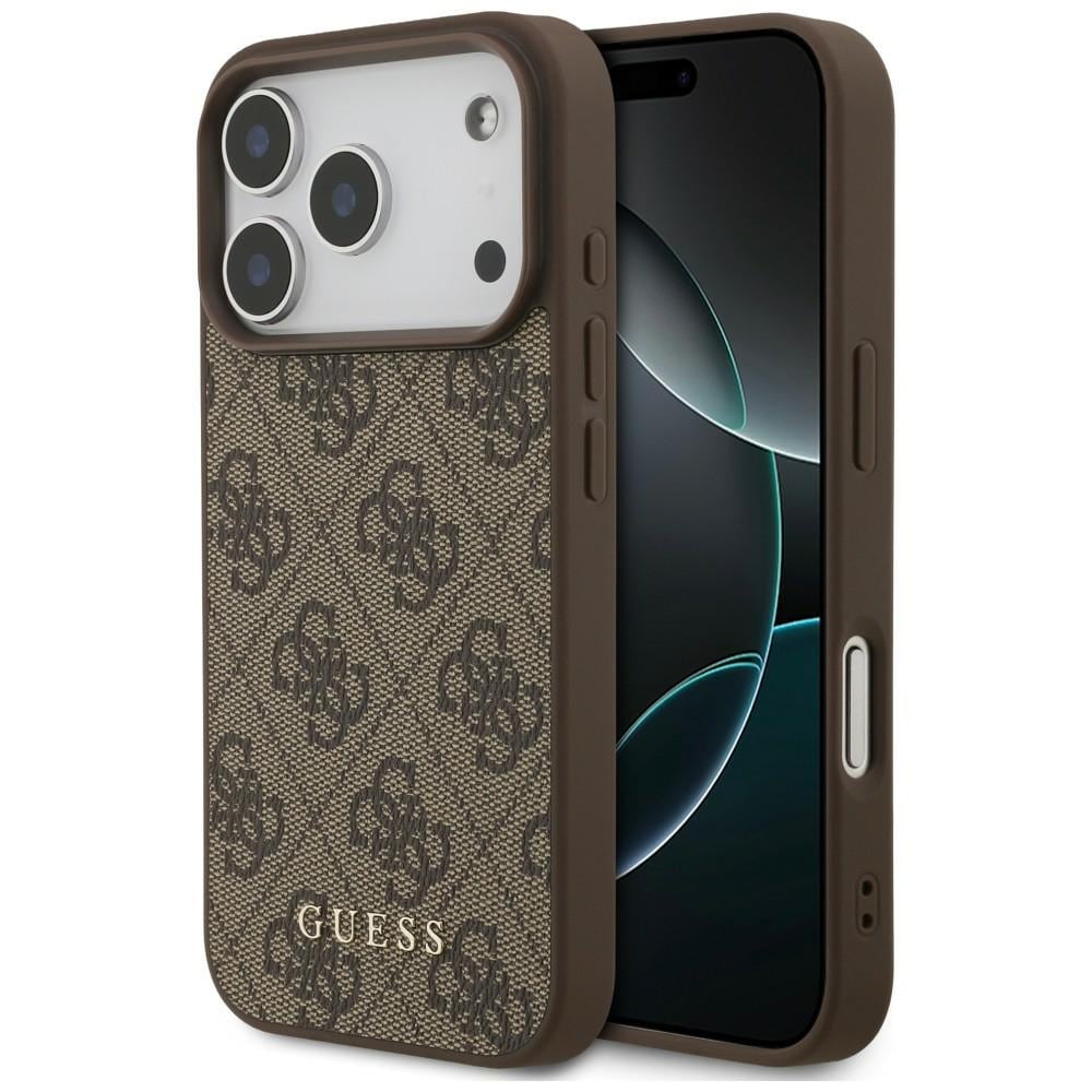 Guess 4G Classic-fodral för iPhone 17 Pro / 18 Pro – Brunt