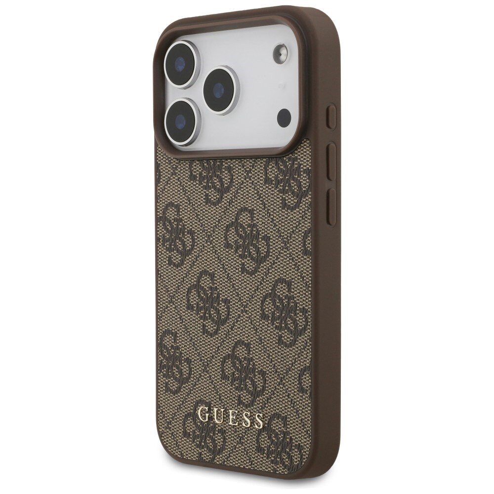 Guess 4G Classic-fodral för iPhone 17 Pro / 18 Pro – Brunt