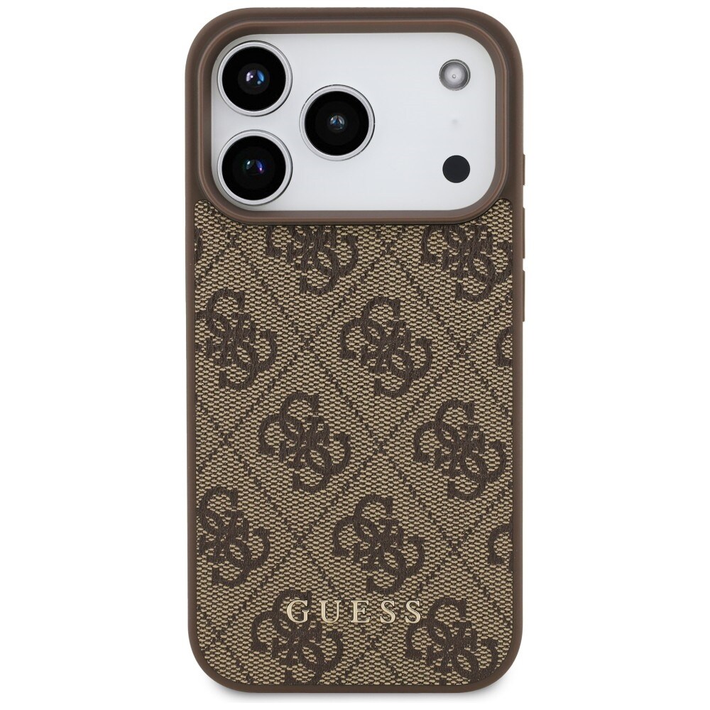 Guess 4G Classic-fodral för iPhone 17 Pro / 18 Pro – Brunt