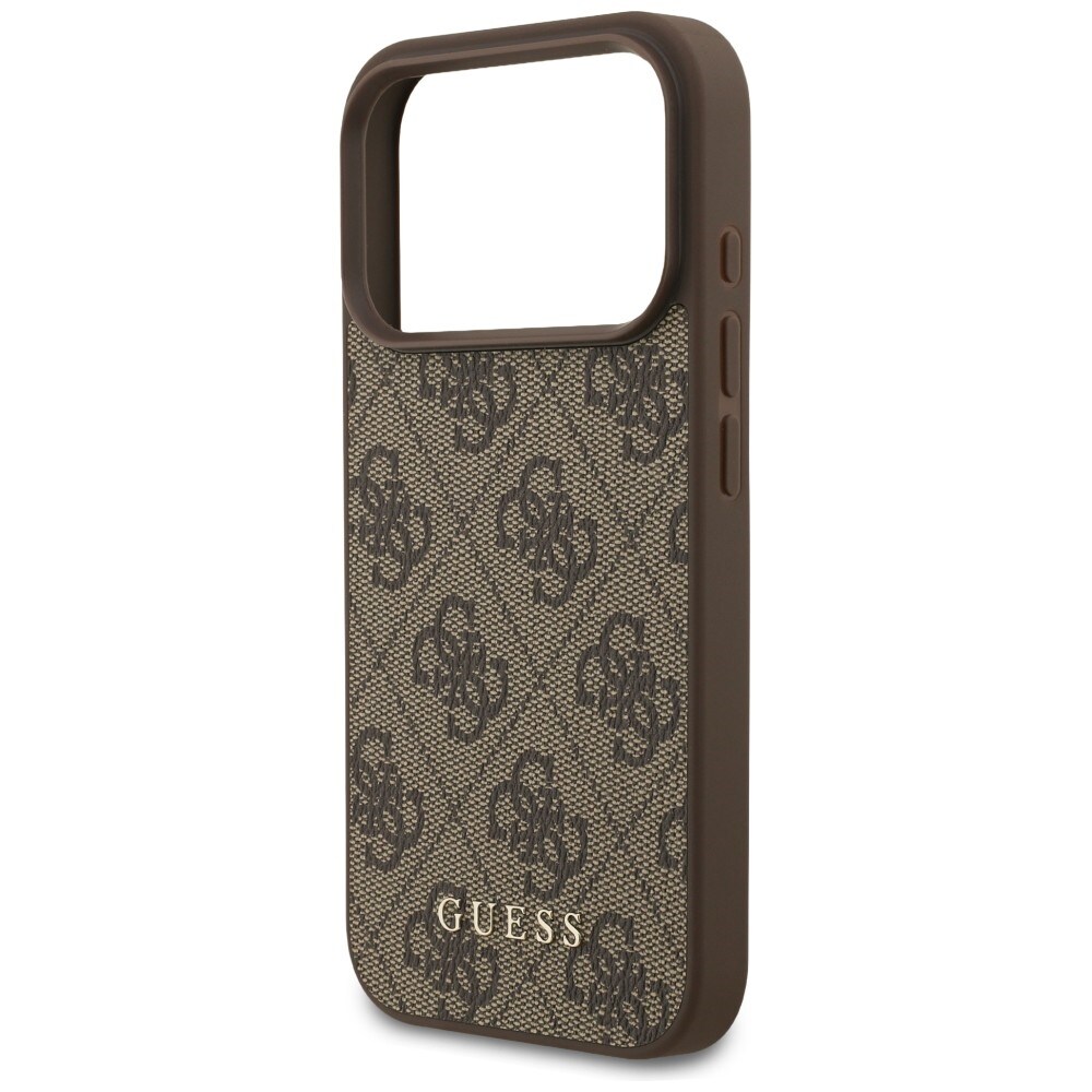 Guess 4G Classic-fodral för iPhone 17 Pro / 18 Pro – Brunt