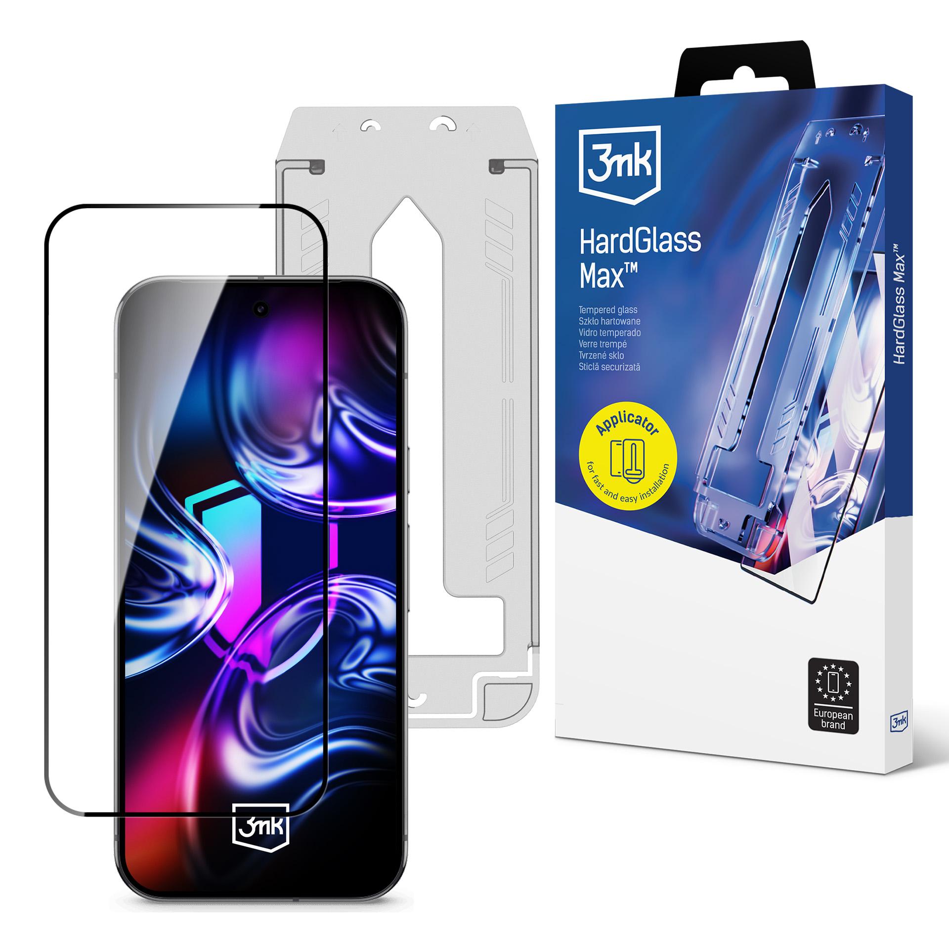 3mk Hardglass Max härdat glas till Google Pixel 10 / 10 Pro / 11 / 11 Pro