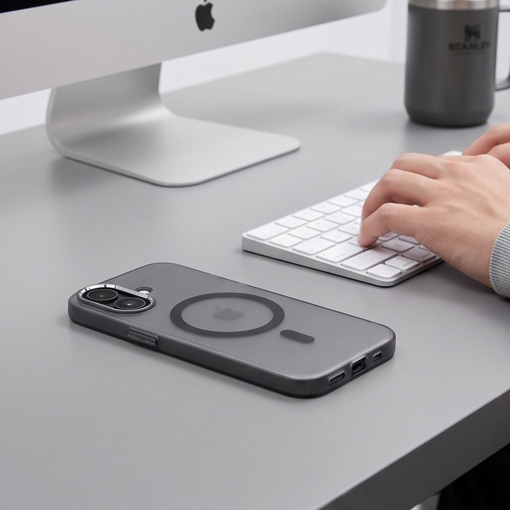 Tech-Protect MagZero MagSafe-fodral för iPhone 17 – matt svart