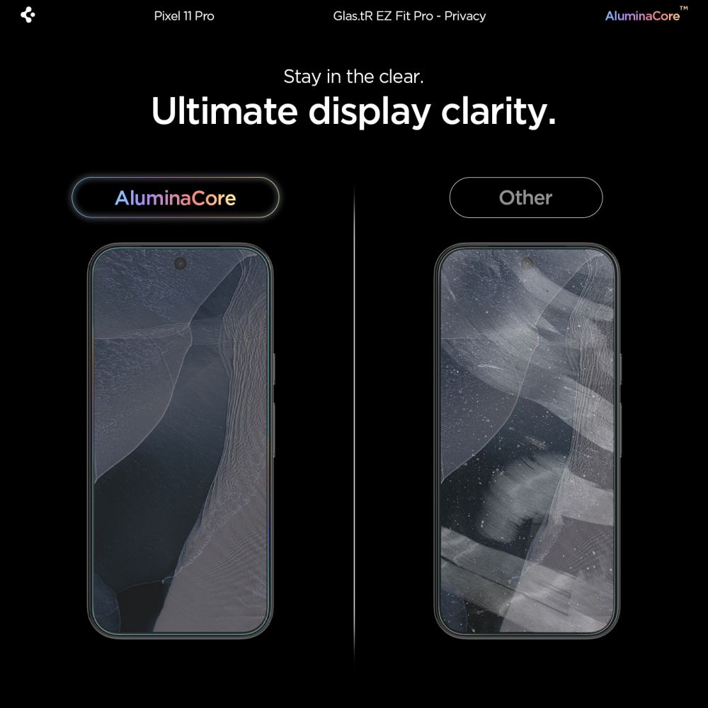 Spigen Glas.tR EZ Fit Pro HD Privacy – 2-pack skärmskydd i härdat glas för Pixel 9/10/11 Pro XL