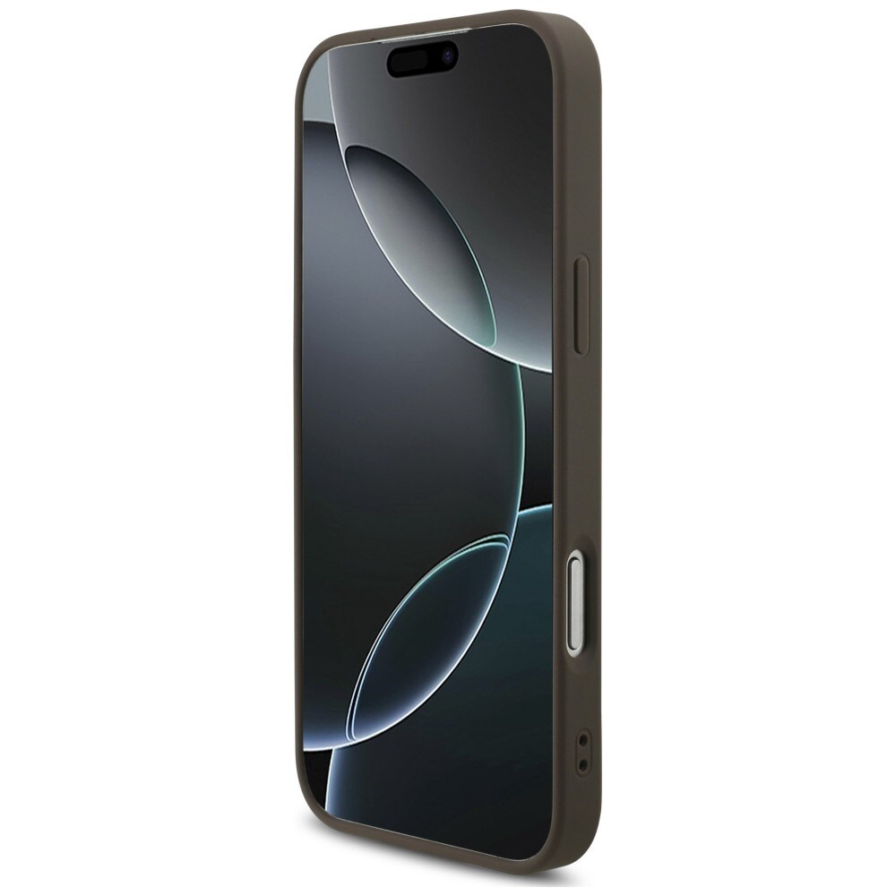 Guess 4G-fodral med stort logo för iPhone 17 Pro / 18 Pro – Brunt