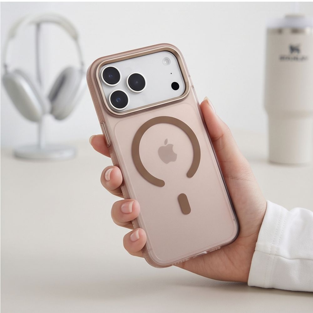 Tech-Protect MagZero MagSafe-fodral för iPhone 17 Pro / 18 Pro – mattbrunt