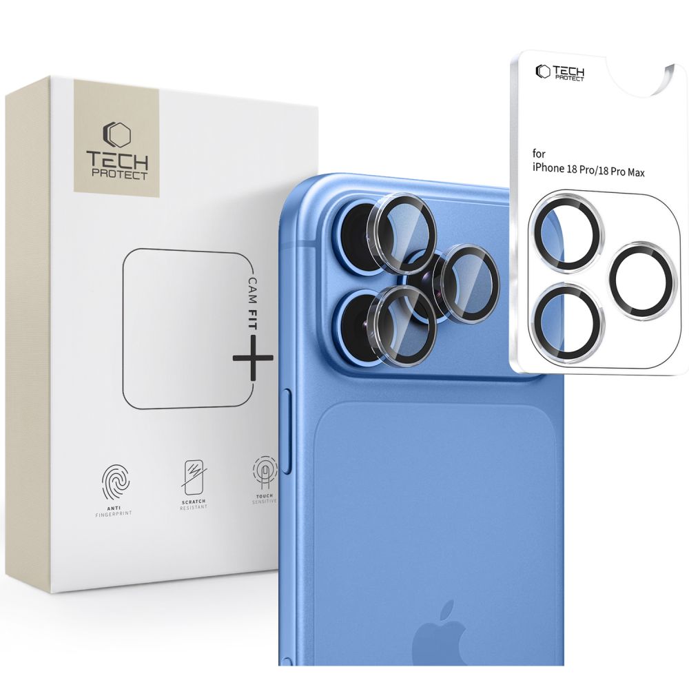 Tech-Protect Camring Fit+ kameraskydd för iPhone 18 Pro / 18 Pro Max