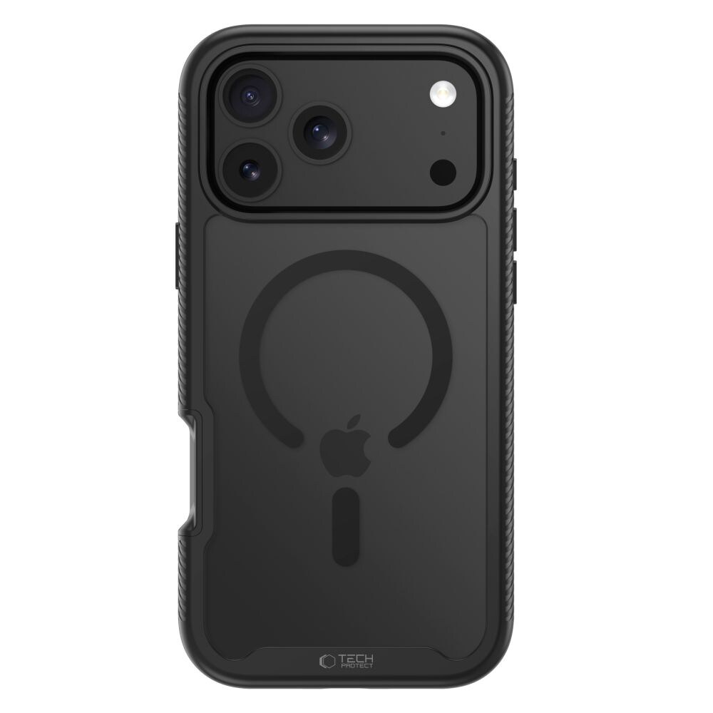 Tech-Protect Defense MagSafe-fodral för iPhone 17 Pro / 18 Pro – matt svart