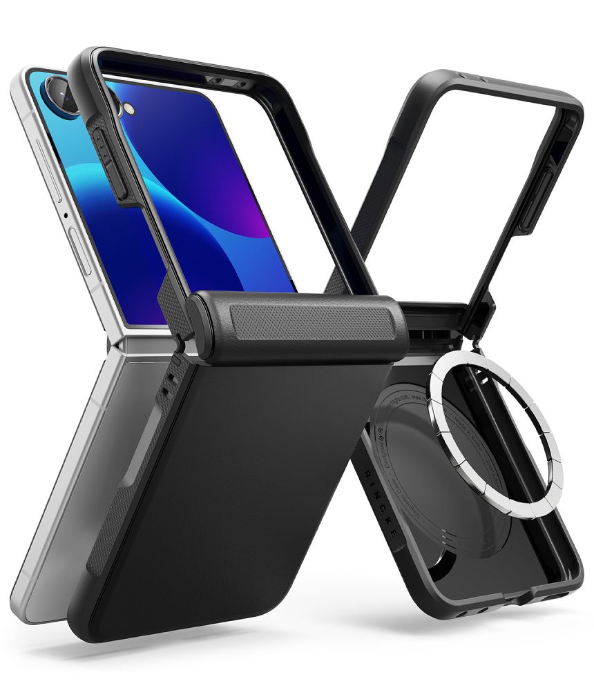 Ringke Onyx Flap Magsafe-fodral för Samsung Galaxy Z Flip 8 – Svart