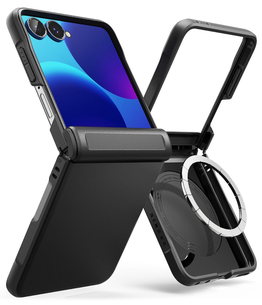 Ringke Onyx Flap Magsafe-fodral för Samsung Galaxy Z Flip 8 – Svart