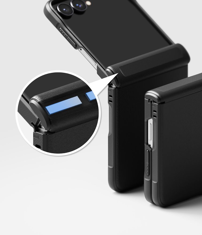 Ringke Onyx Flap Magsafe-fodral för Samsung Galaxy Z Flip 8 – Svart
