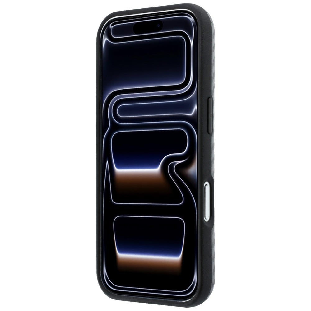 BMW MagSafe-fodral med Carbon Metal-logotyp för iPhone 17 Pro / 18 Pro – Grå