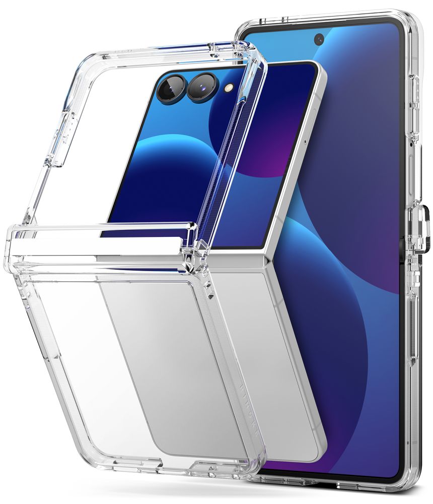 Ringke Fusion Flap-fodral för Samsung Galaxy Z Flip 8 – genomskinligt