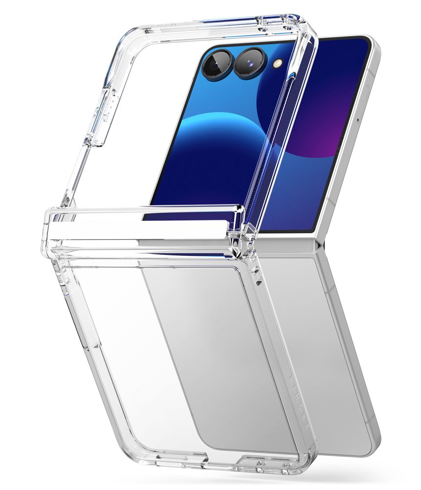 Ringke Fusion Flap-fodral för Samsung Galaxy Z Flip 8 – genomskinligt