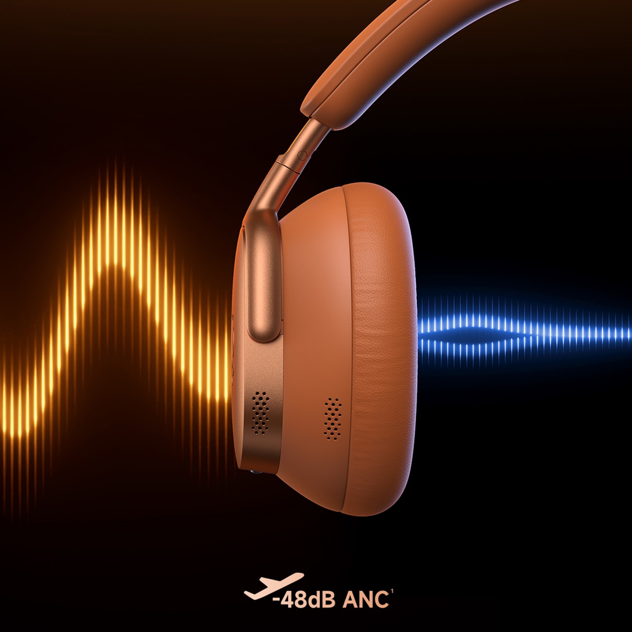 Baseus Inspire XH1 Sound by Bose – trådlösa hörlurar med ANC och Dolby Audio, Starry Heat