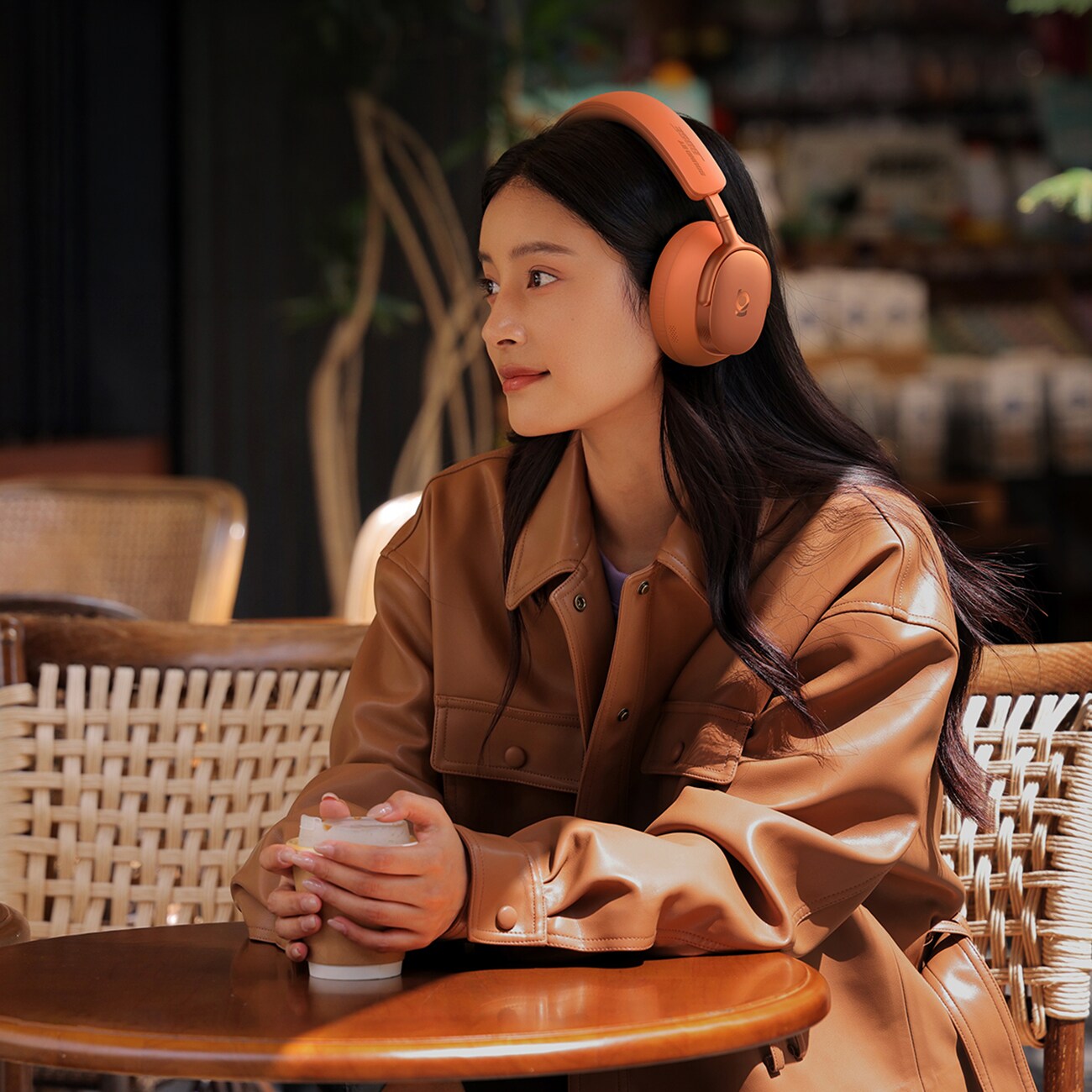 Baseus Inspire XH1 Sound by Bose – trådlösa hörlurar med ANC och Dolby Audio, Starry Heat