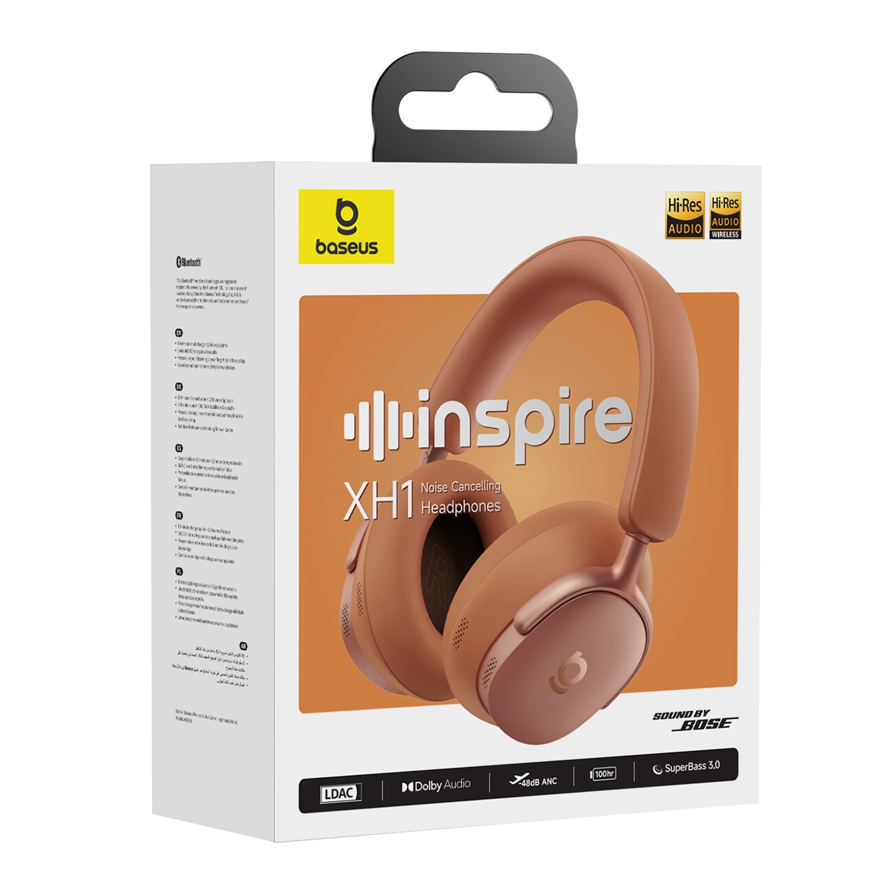 Baseus Inspire XH1 Sound by Bose – trådlösa hörlurar med ANC och Dolby Audio, Starry Heat