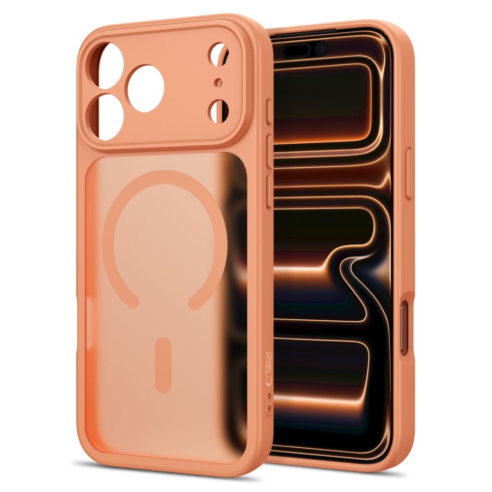 Tech-Protect BasicMag MagSafe-fodral för iPhone 17 Pro Max / 18 Pro Max – matt orange
