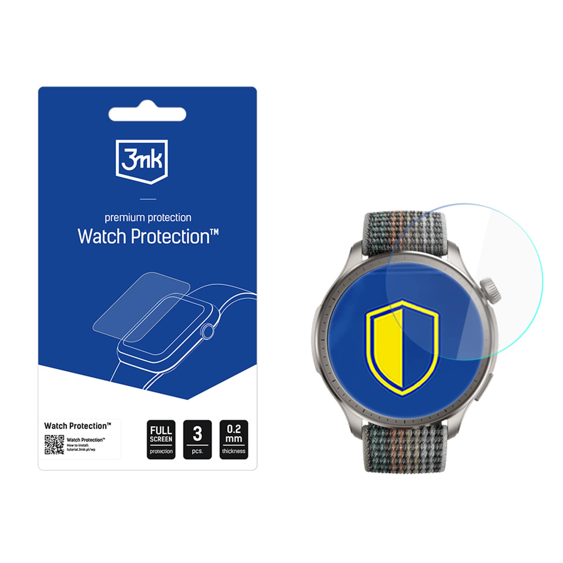 3mk Watch Protection ARC – skärmskyddsfilm för Amazfit Balance Ultra