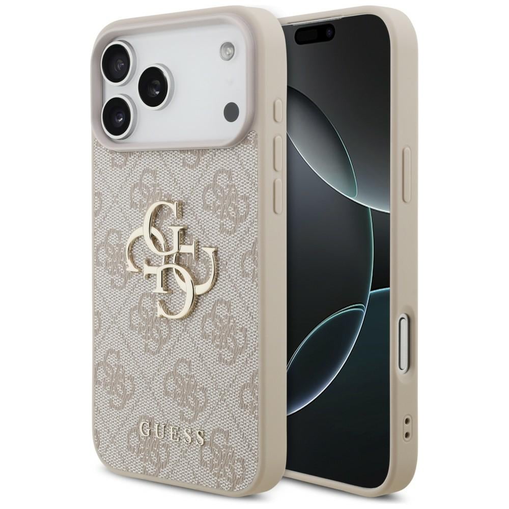 Guess 4G-fodral med stort logo för iPhone 17 Pro Max / 18 Pro Max – Rosa