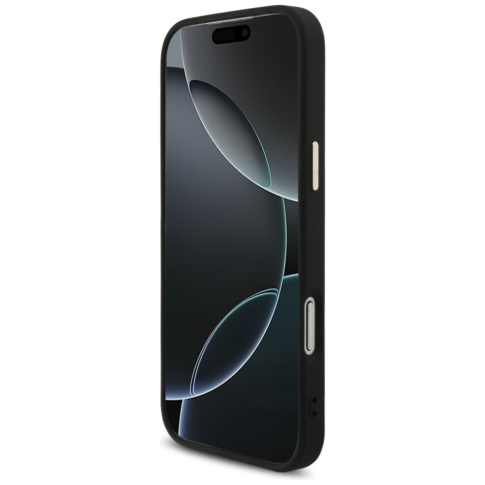 Guess 4G Big 4G Classic Logo-fodral för iPhone 17 Pro Max / 18 Pro Max – svart och guld