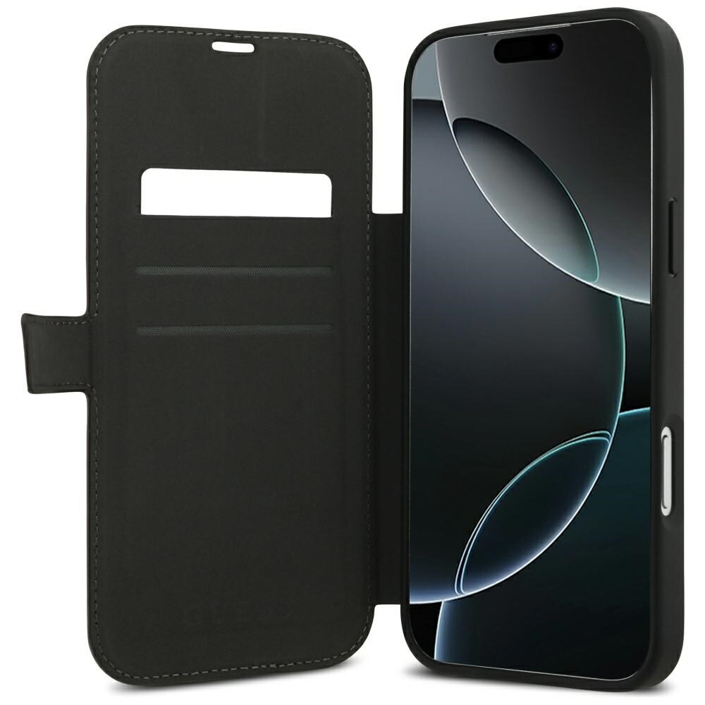 Guess Book 4G metallfodral med logotyp för iPhone 18 Pro Max / 17 Pro Max – Brunt