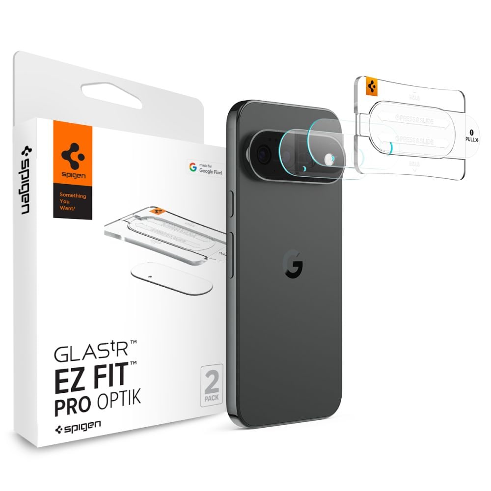 Spigen Optik Pro HD, 2-pack skärmskydd av härdat glas för Google Pixel 11 Pro XL