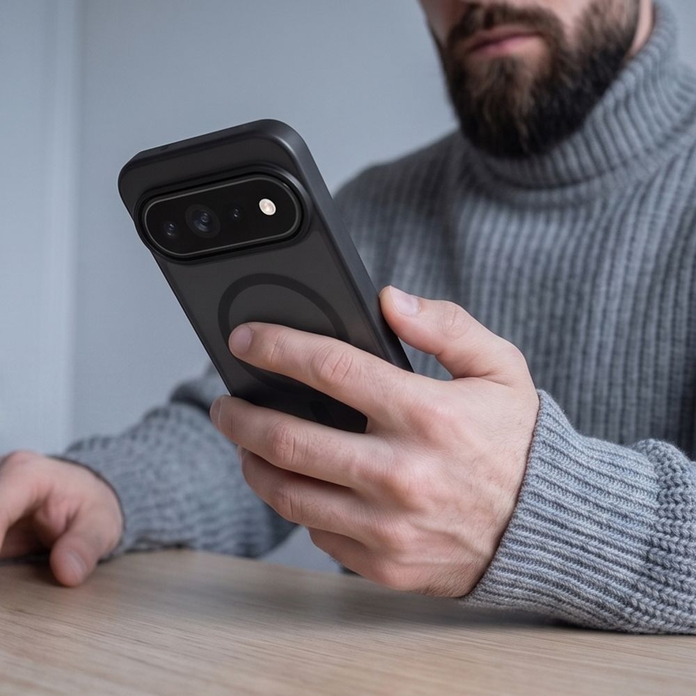Tech-Protect Magmat MagSafe-fodral för Google Pixel 9 Pro XL / 10 Pro XL / 11 Pro XL – matt svart