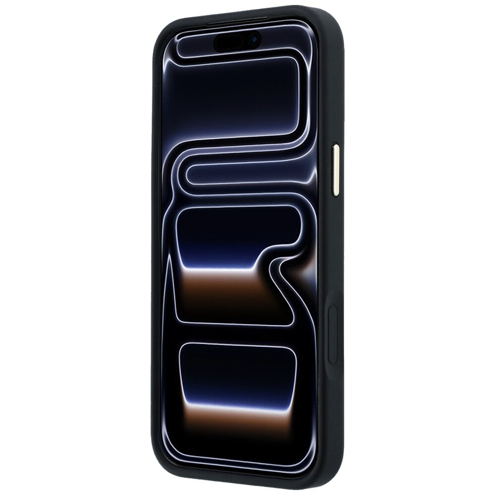 Guess Ring Stand 360 4G Classic Logo MagSafe-fodral för iPhone 17 Pro / 18 Pro – Svart