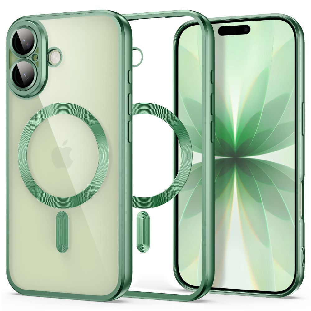 Tech-Protect MagFlex-fodral för iPhone 17 – mattgrönt