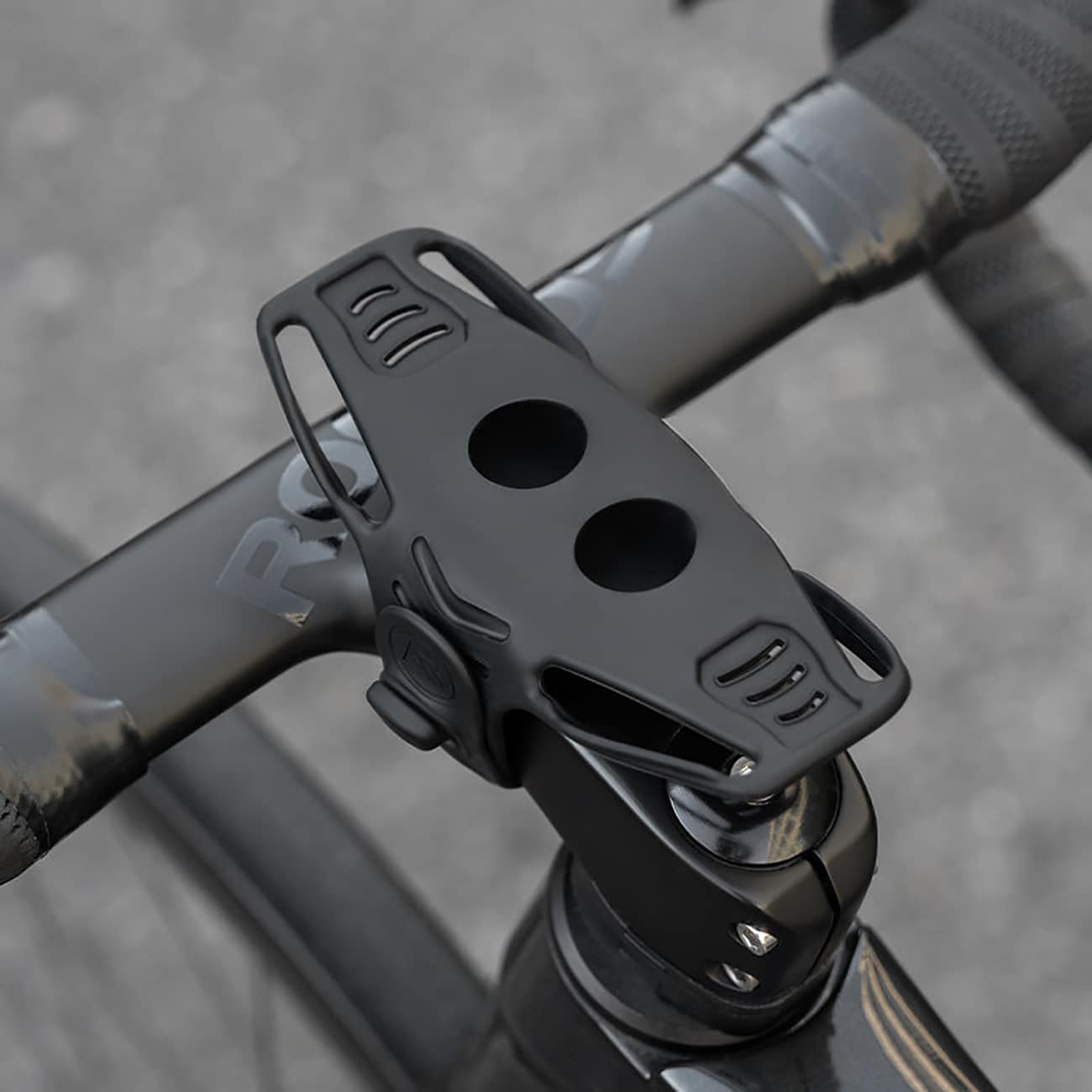 Rockbros LF24166 Cykelhållare i silikon för mobiltelefoner, 4–7 tum – Svart