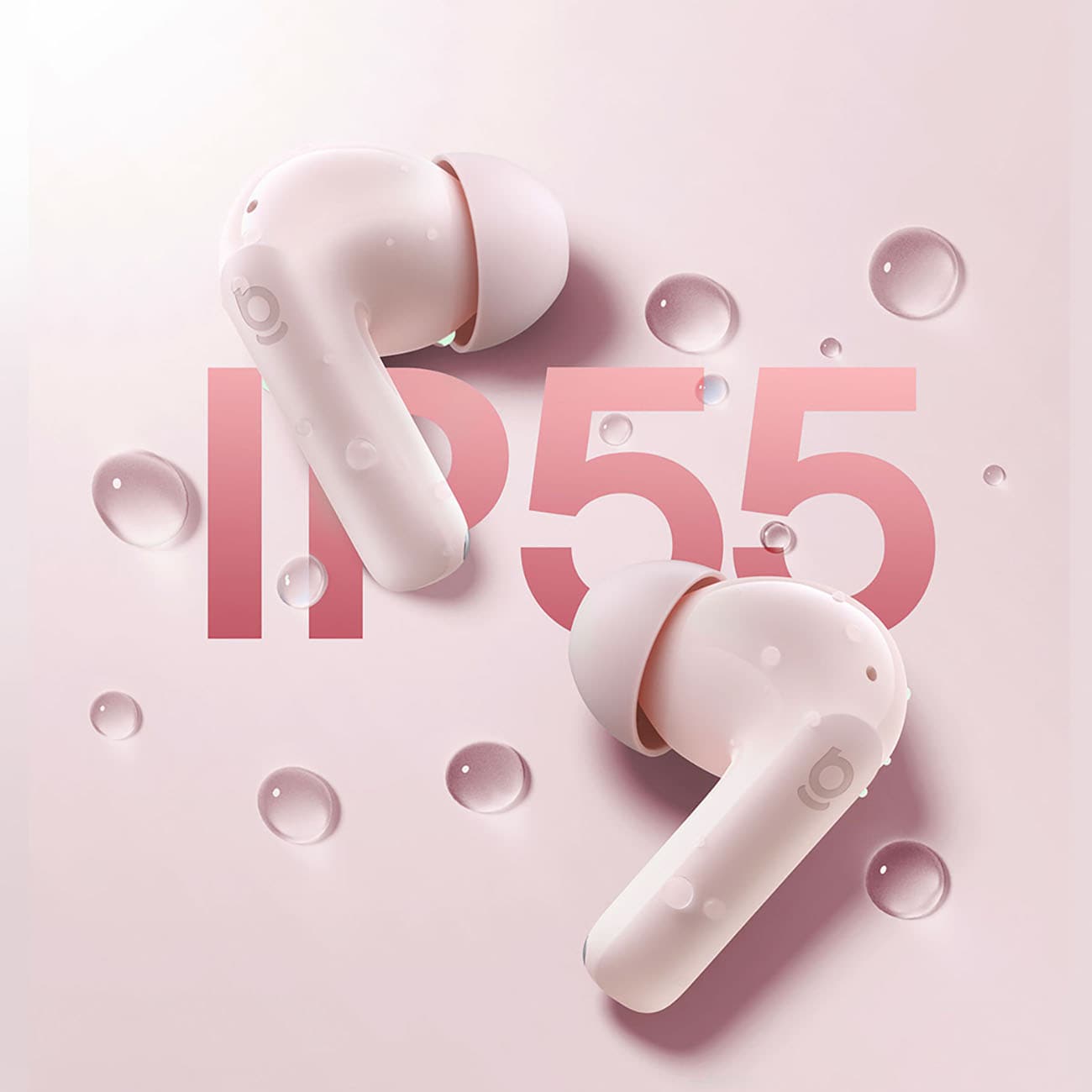 Baseus Bass EP10 TWS trådlösa in-ear-hörlurar med ANC – rosa