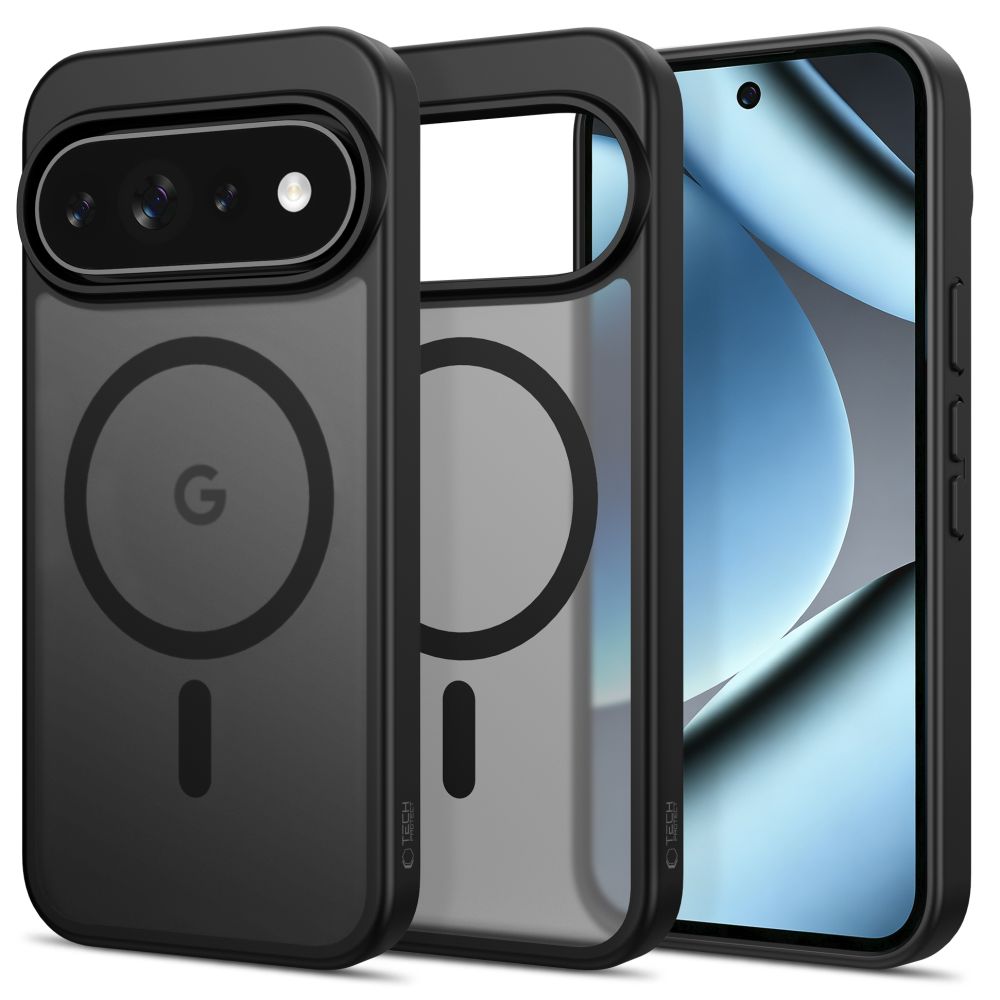 Tech-Protect Magmat MagSafe-fodral för Google Pixel 9/9 Pro/10/10 Pro/11/11 Pro – matt svart