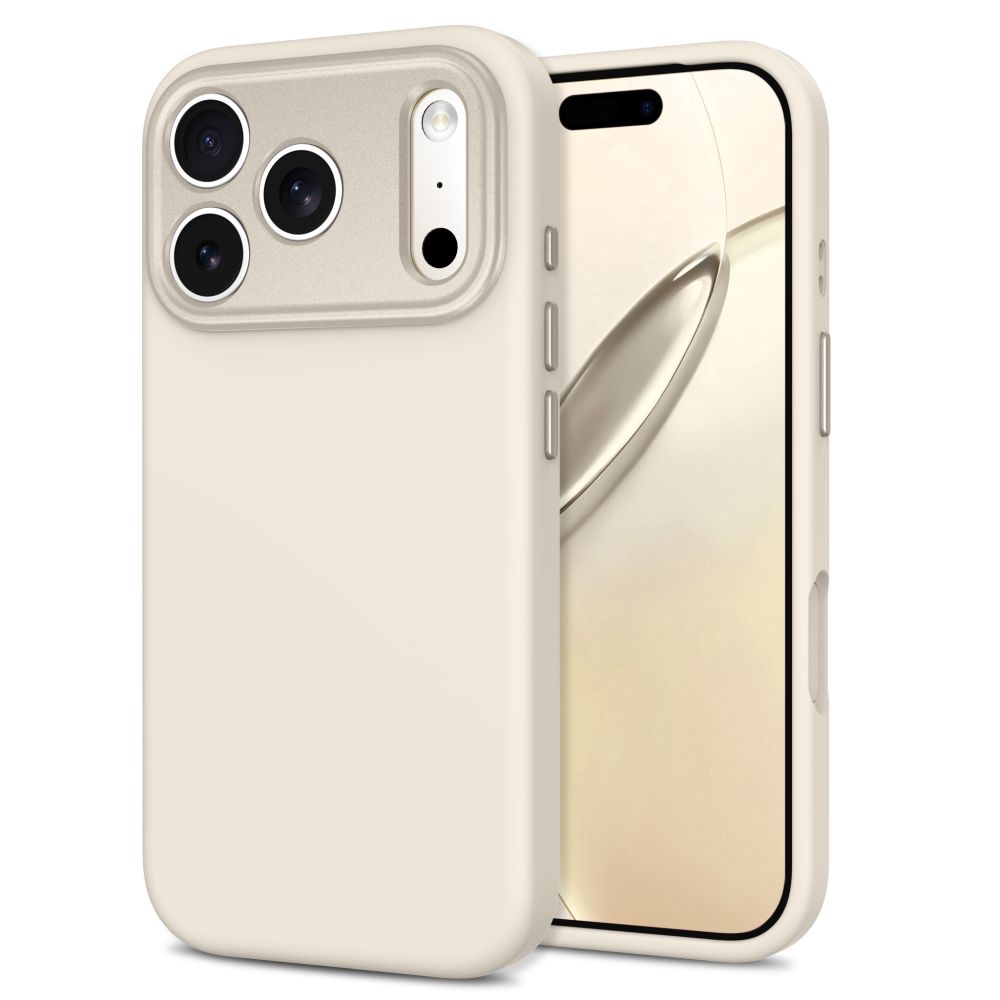 Tech-Protect Uniq MagSafe CC-fodral för iPhone 18 Pro / 17 Pro – beige