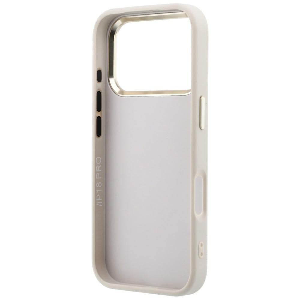 Guess 4G & Big Resin-logotypfodral för iPhone 17 Pro Max / 18 Pro Max – Rosa