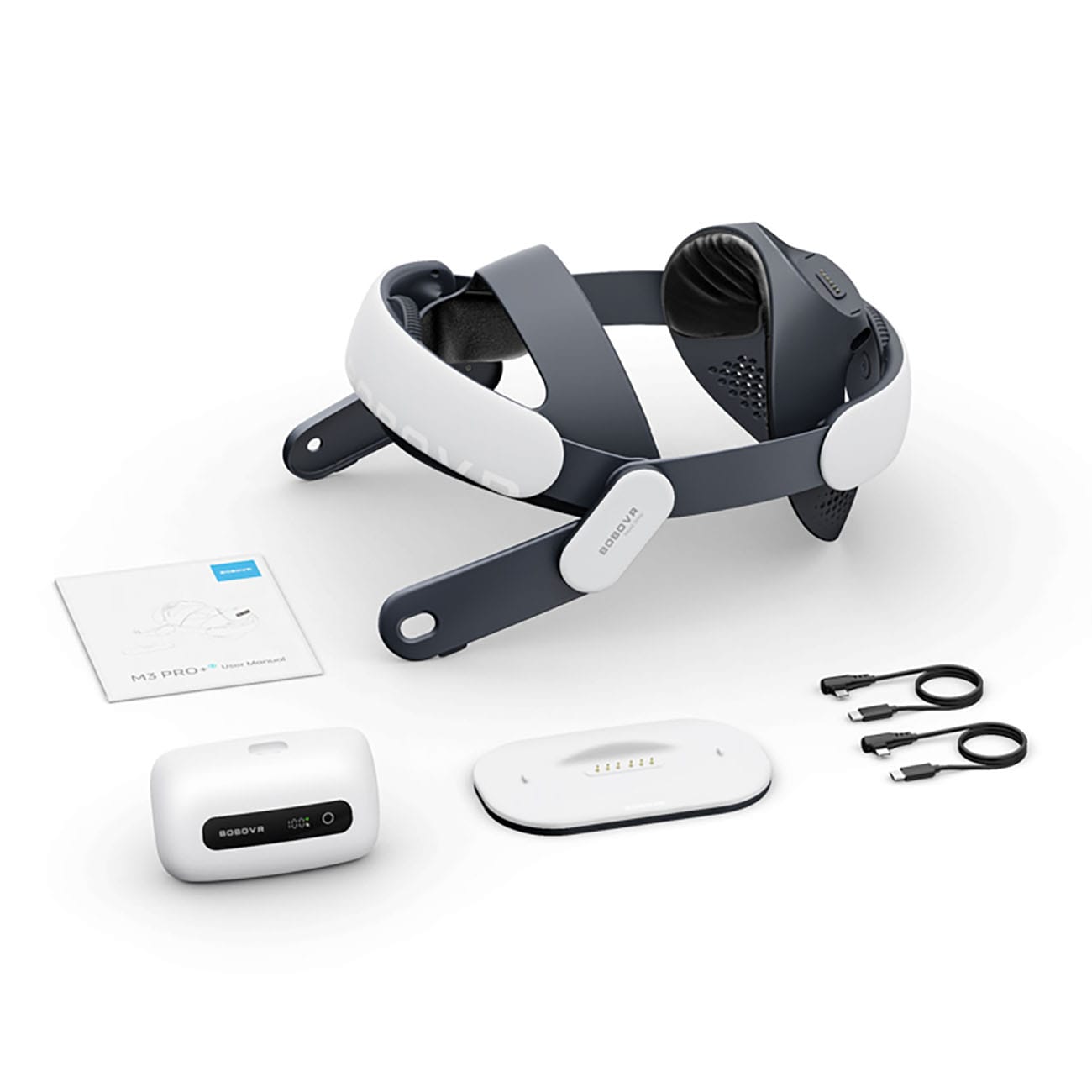 BoboVR M3 Pro+ batteribälte – för Quest 3 och 3S