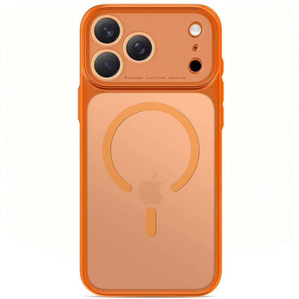 Tech-Protect MagPrime MagSafe CC-fodral för iPhone 18 Pro Max / 17 Pro Max – matt orange