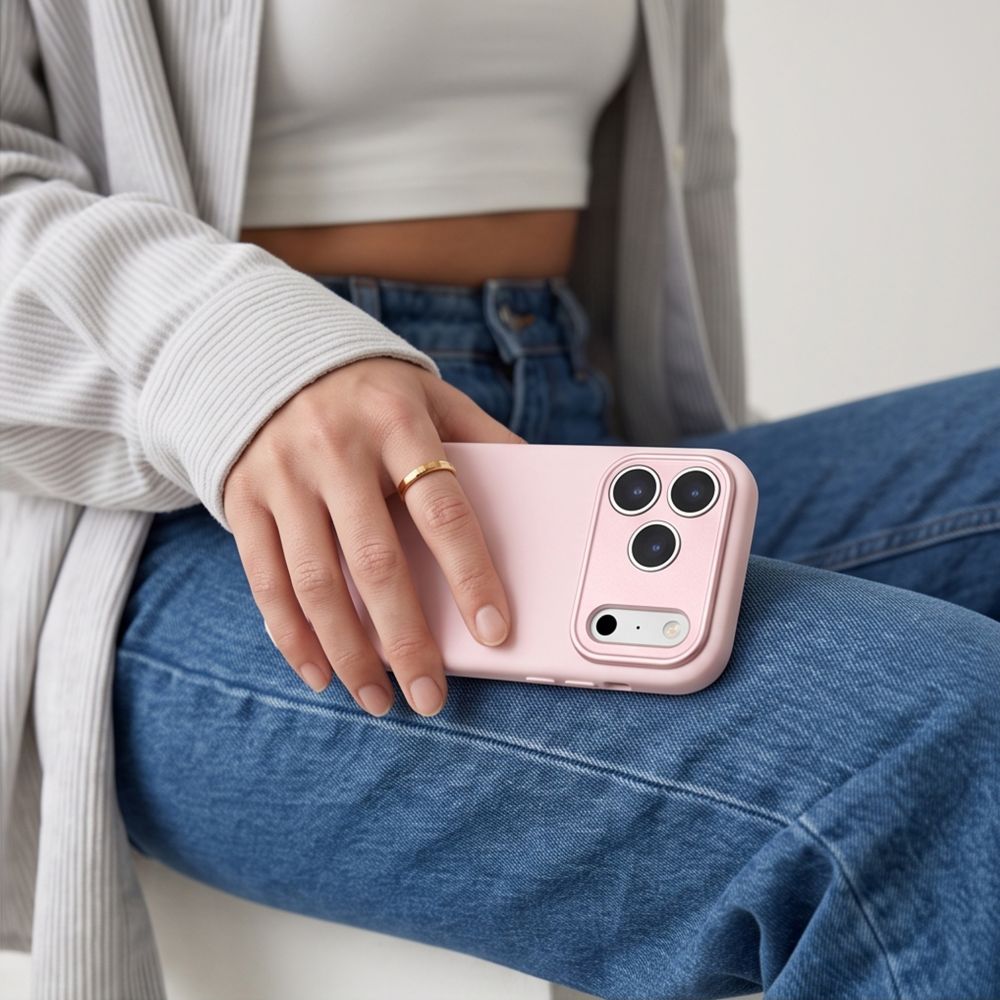 Tech-Protect Uniq MagSafe CC-fodral för iPhone 18 Pro Max / 17 Pro Max – Rosa