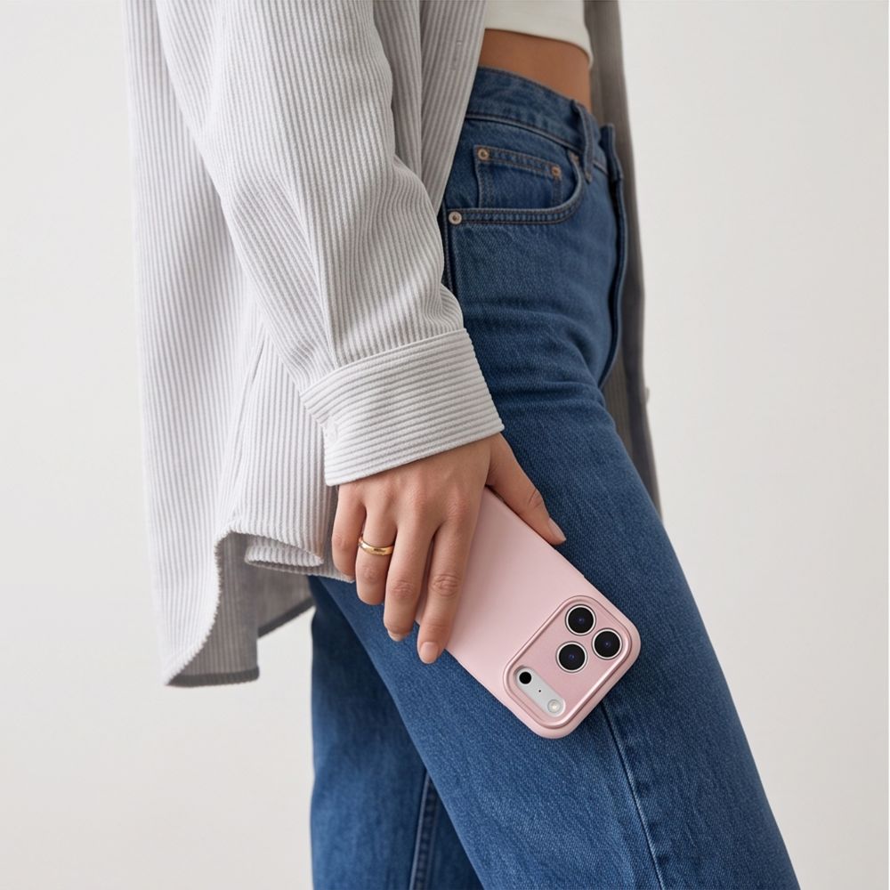 Tech-Protect Uniq MagSafe CC-fodral för iPhone 18 Pro Max / 17 Pro Max – Rosa