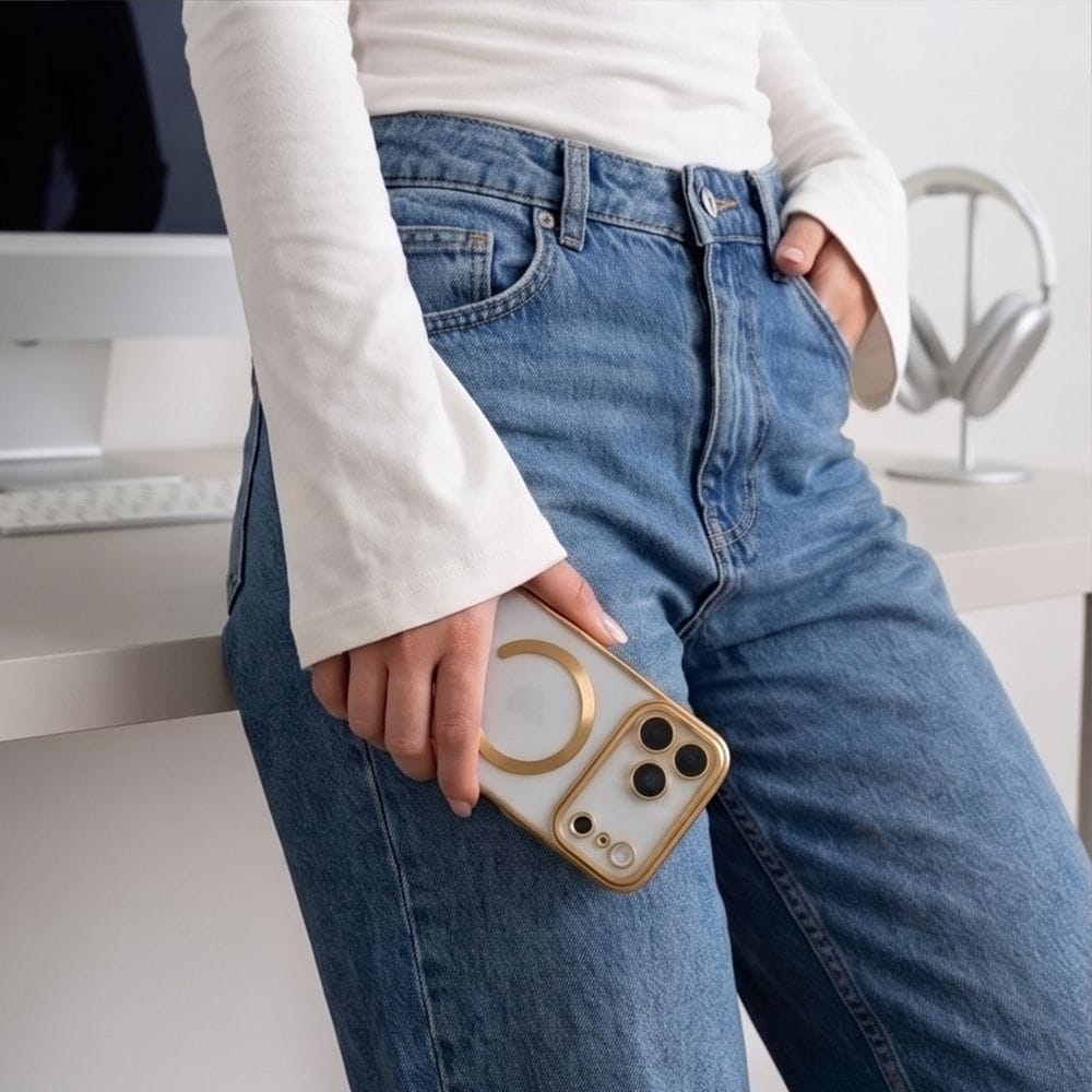 Tech-Protect MagFlex-fodral för iPhone 18 Pro Max / 17 Pro Max – Guld