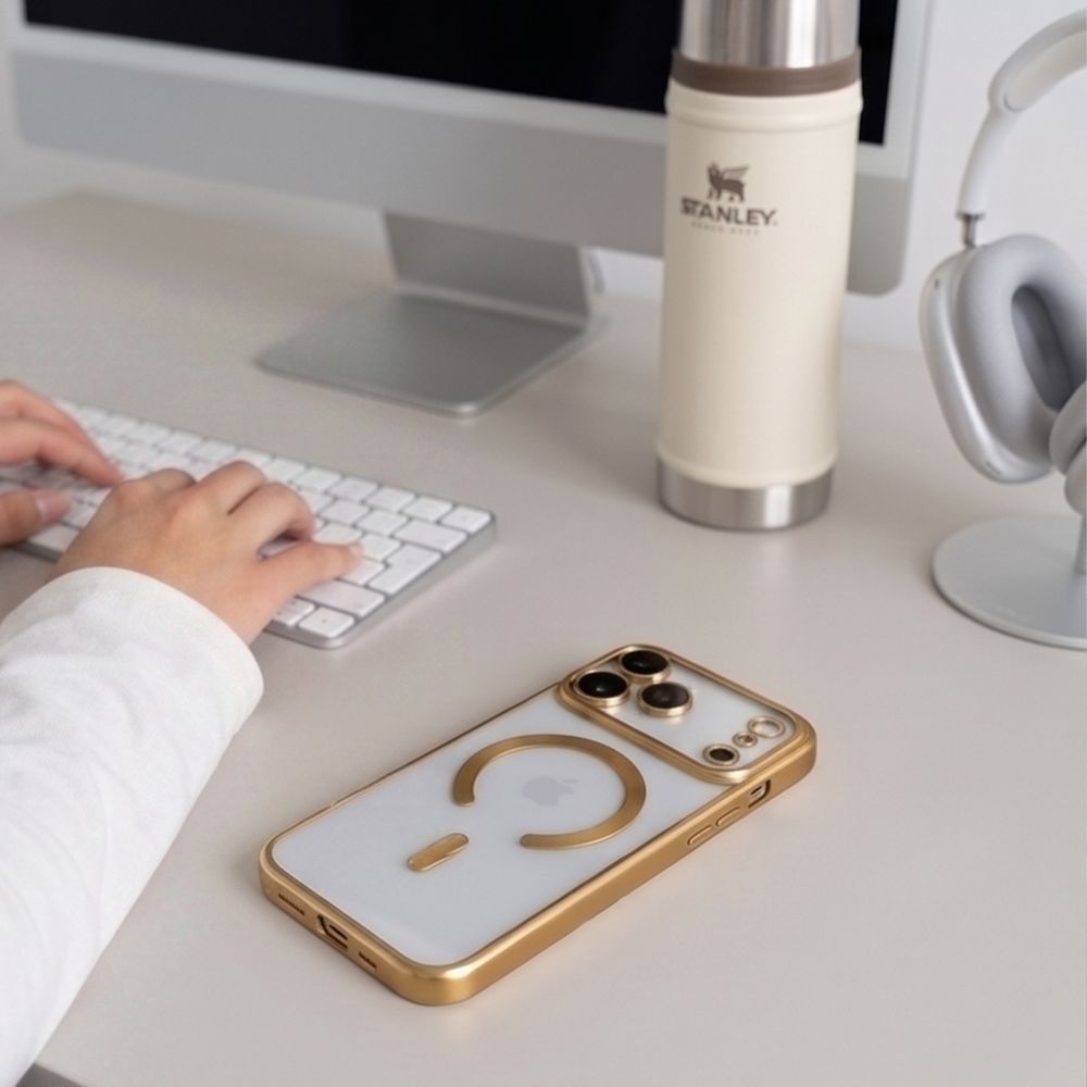 Tech-Protect MagFlex-fodral för iPhone 18 Pro Max / 17 Pro Max – Guld