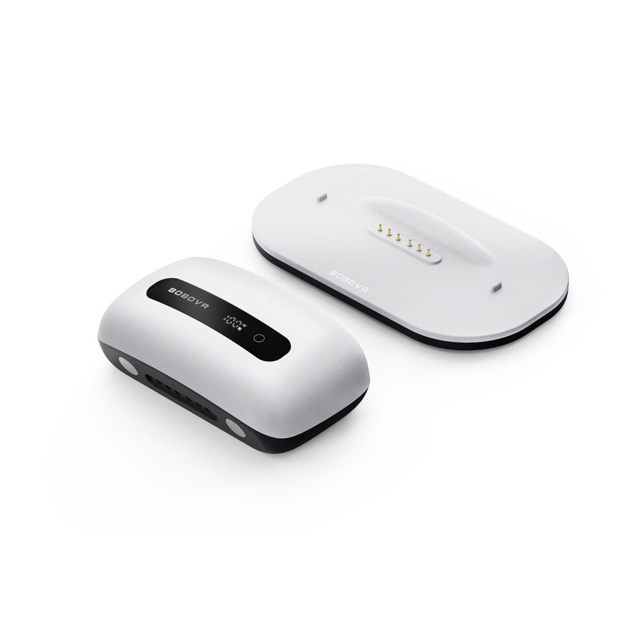 BoboVR BM60-1 6500 mAh-batteri för BoboVR M3 Pro+ och BoboVR M3 med laddningsstation – vitt
