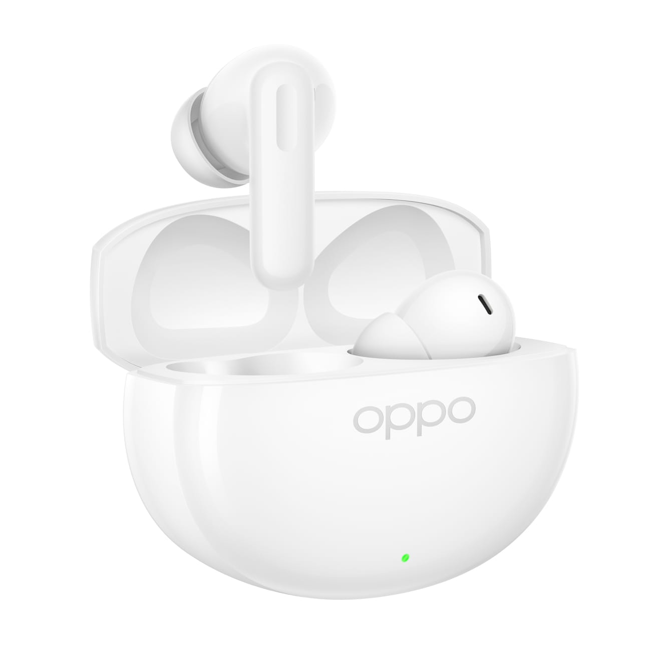 Oppo Enco Air5 trådlösa in-ear-hörlurar med ANC och AI-översättning – Vit