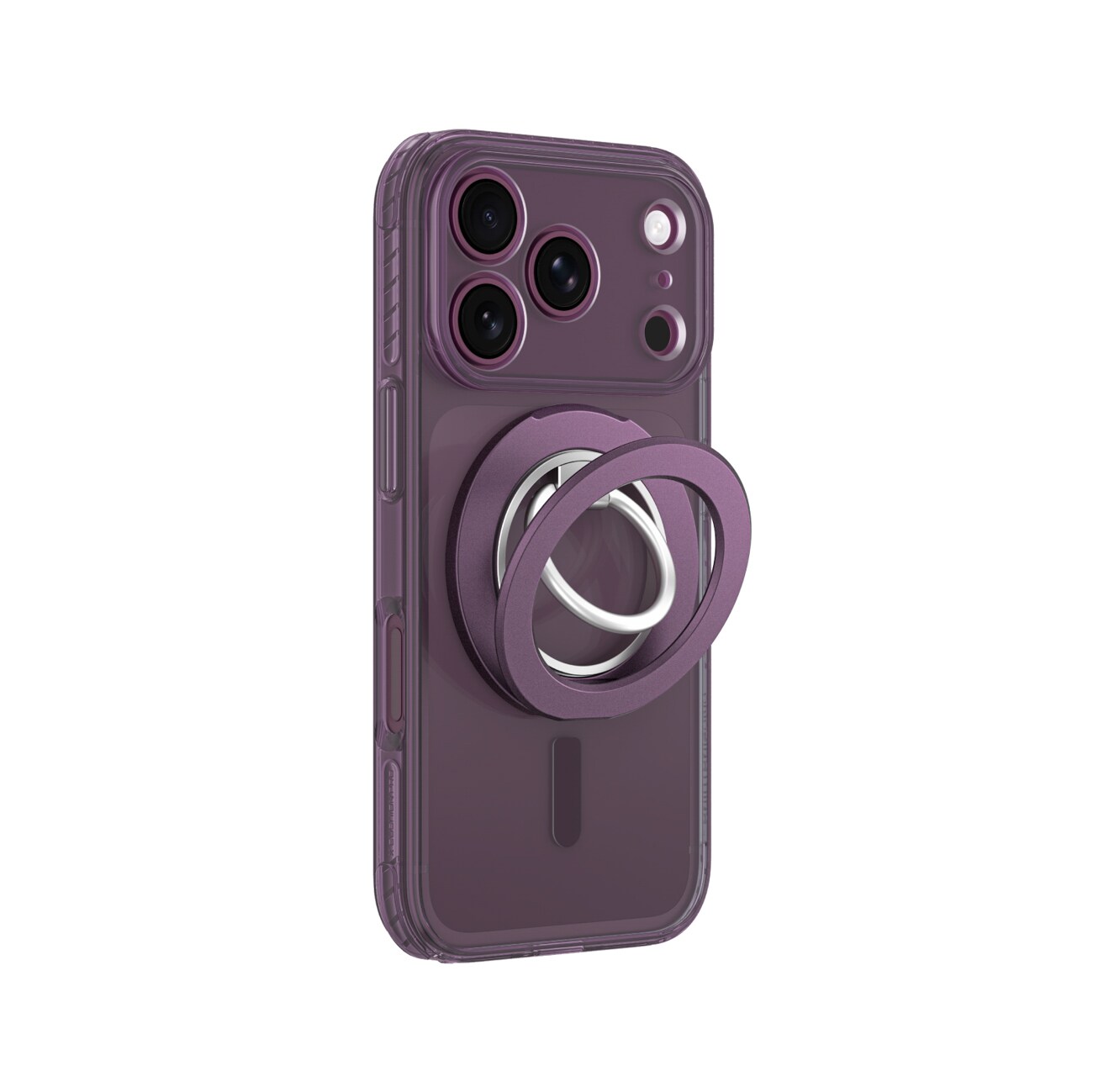 AmazingThing Titan Pro-objektivringsæt m/etui til iPhone 18 Pro Max, kameradæksel, MagSafe – Lilla