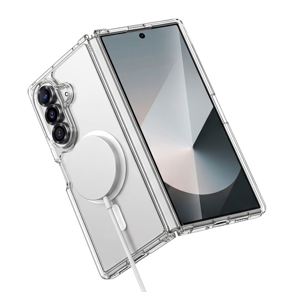 Tech-Protect FlexAir Hybrid MagSafe-etui til Samsung Galaxy Z Fold 8 Ultra – gennemsigtigt