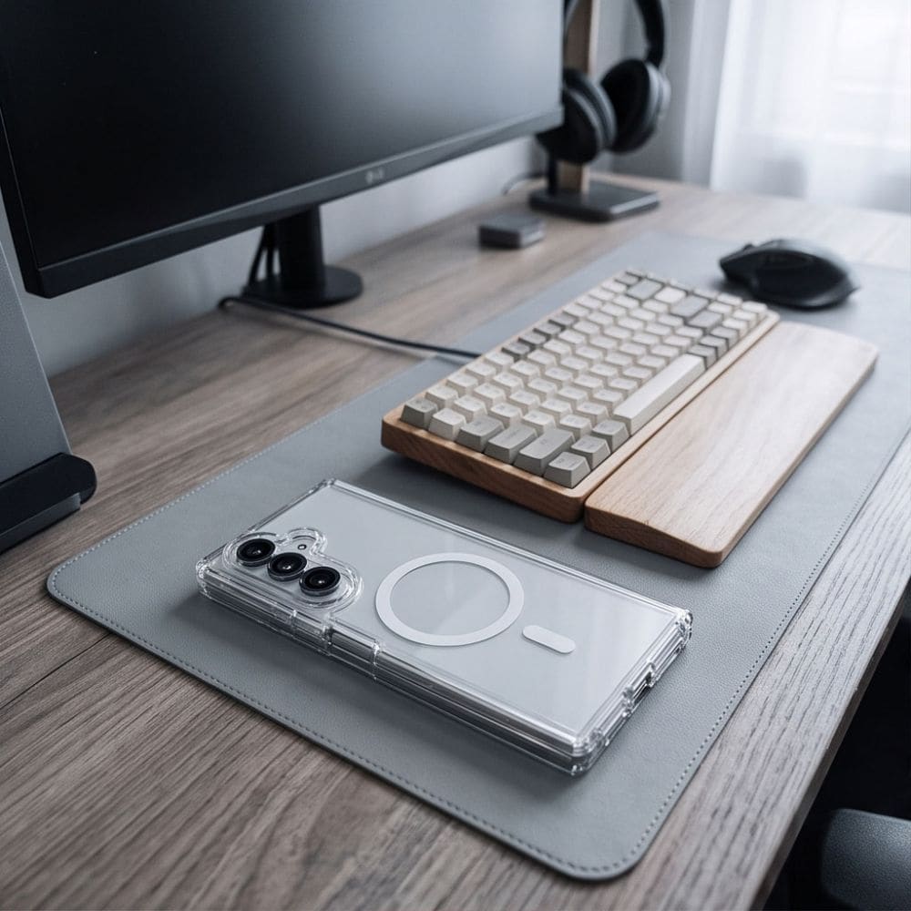 Tech-Protect FlexAir Hybrid MagSafe-etui til Samsung Galaxy Z Fold 8 Ultra – gennemsigtigt