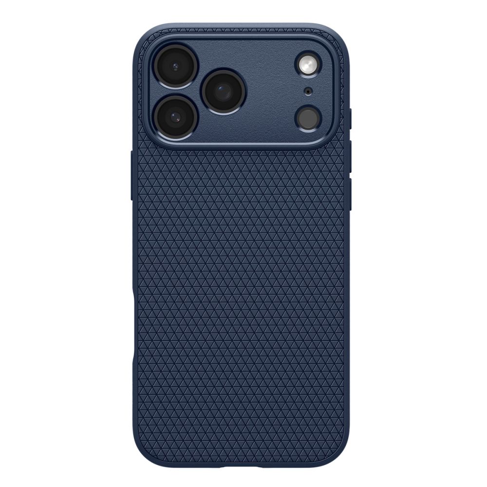 Spigen Liquid Air-etui til iPhone 18 Pro / 17 Pro – marineblå