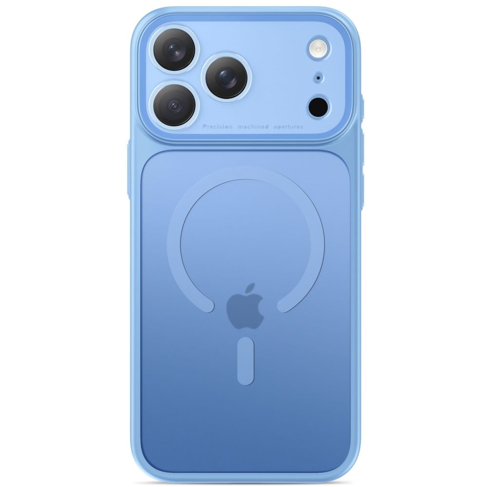 Tech-Protect MagPrime MagSafe CC-etui til iPhone 18 Pro / 17 Pro – lysblå, mat