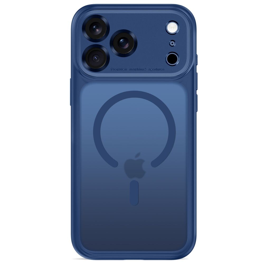 Tech-Protect MagPeak MagSafe CC-etui til iPhone 18 Pro Max / 17 Pro Max – mat marineblå