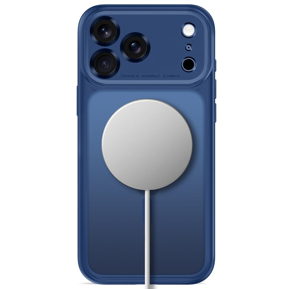 Tech-Protect MagPeak MagSafe CC-etui til iPhone 18 Pro Max / 17 Pro Max – mat marineblå