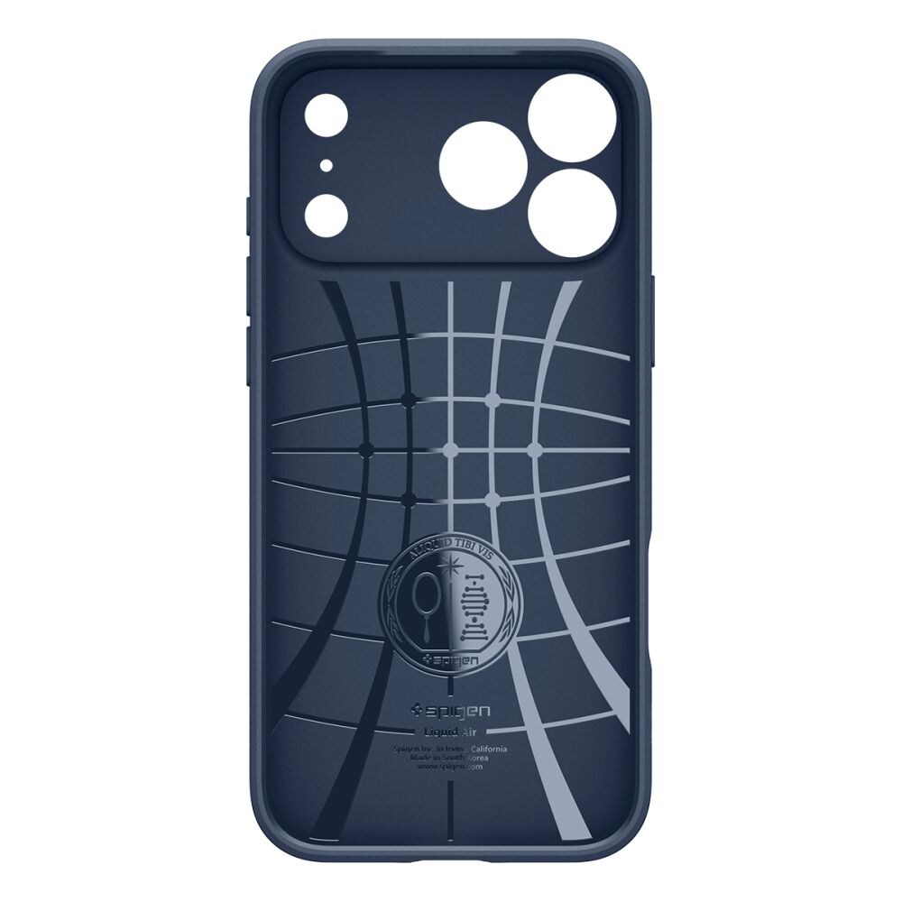 Spigen Liquid Air-etui til iPhone 18 Pro Max / 17 Pro Max – marineblå